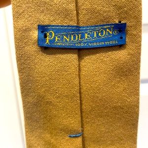 Tan Pendleton wool tie
